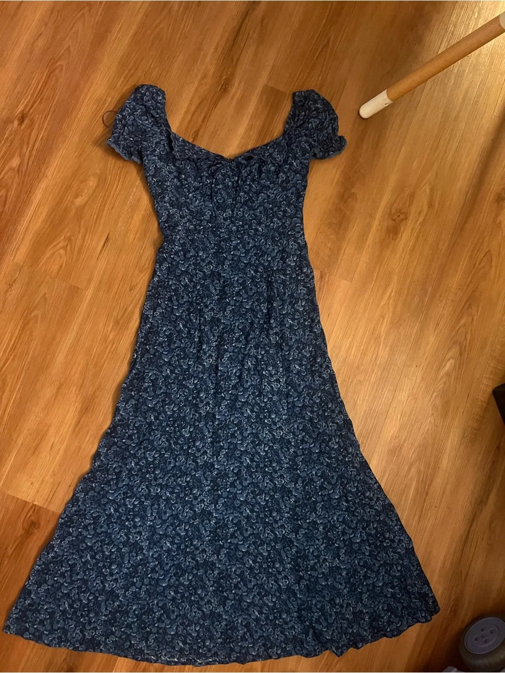 Reformation Shyla Sweetheart Neck Midi Dress Size 4 - Picture 4 of 10